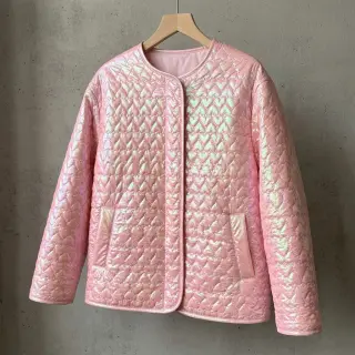 Steppelt anyag Fancy hearts light pink