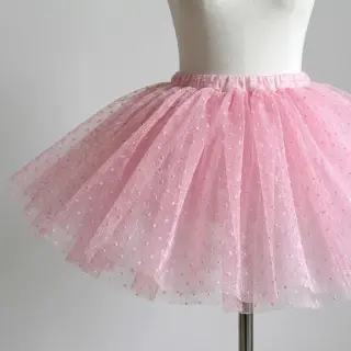 Tüll TÜTÜ DOTS pink