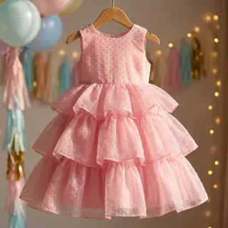 Tüll TÜTÜ DOTS pink