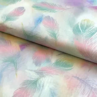 Pamutvászon VOILE Feathers digital print