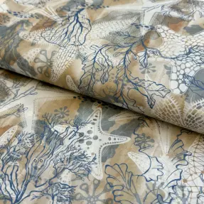 Pamutvászon VOILE Maritime digital print