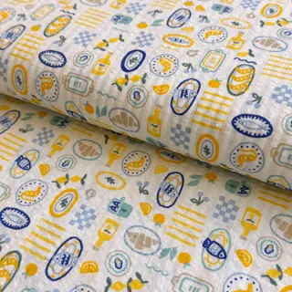 Pamutvászon Bubble Stripe design C digital print