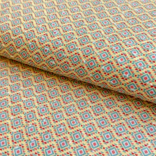 Pamutvászon DOBBY Aztec digital print