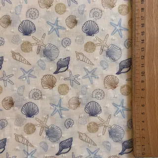 Pamutvászon DOBBY Shells digital print