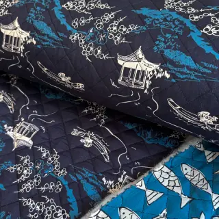 Pamutvászon QUILT DOUBLE SIDED Square design B