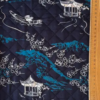 Pamutvászon QUILT DOUBLE SIDED Square design B