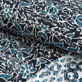 Pamutvászon QUILT DOUBLE SIDED Square design C