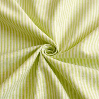 Lenvászon pamuttal Stripe lime