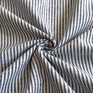 Lenvászon pamuttal Stripe navy