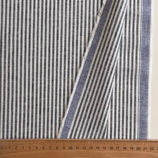 Lenvászon pamuttal Stripe navy