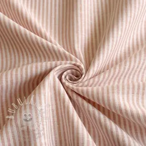 Lenvászon pamuttal Stripe rose