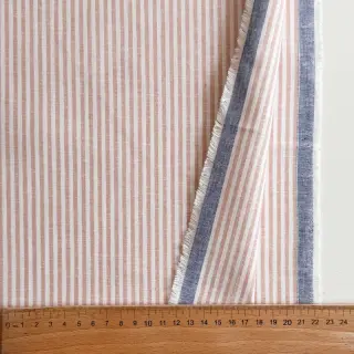 Lenvászon pamuttal Stripe rose