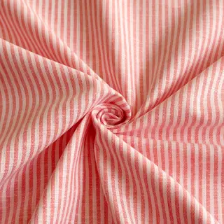 Lenvászon pamuttal Stripe salmon