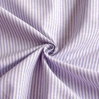 Lenvászon pamuttal Stripe purple