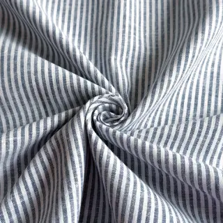 Lenvászon pamuttal Stripe jeans