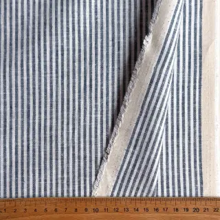 Lenvászon pamuttal Stripe jeans