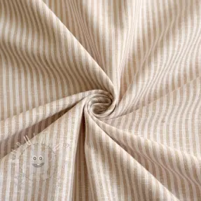 Lenvászon pamuttal Stripe naturals