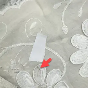 Pamutvászon EMBROIDERY Bellagio cream 2nd class