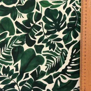 Dekorációs anyag Big leaves green digital print