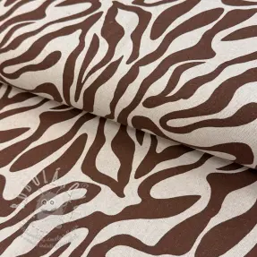 Dekorációs anyag Linenlook Animal dark brown