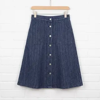 JEANS DENIM Stripe in stripe indigo