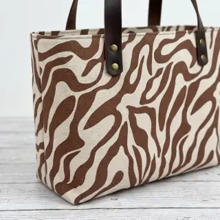 Dekorációs anyag Linenlook Animal dark brown