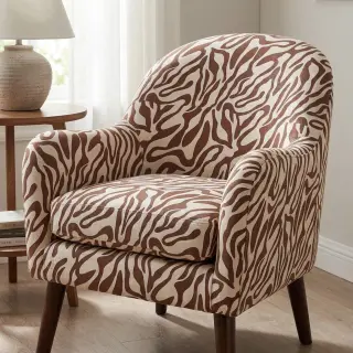 Dekorációs anyag Linenlook Animal dark brown