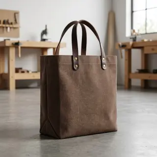 CANVAS STONEWASHED brown