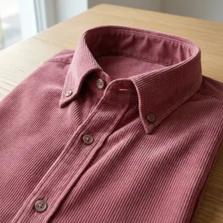 Kordbársony vékony dark rose