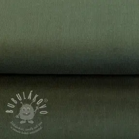 Kordbársony vékony army green