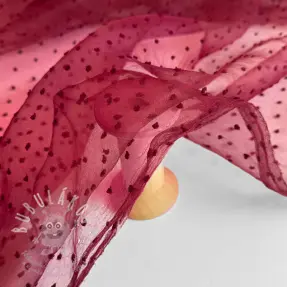 Tüll TÜTÜ DOTS bordeaux