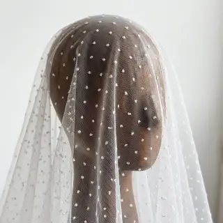 Tüll TÜTÜ DOTS white