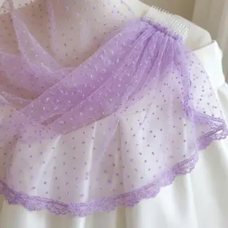 Tüll TÜTÜ DOTS lilac