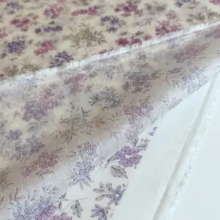 Lyocell lennel és selyemmel Retro Flowers design C