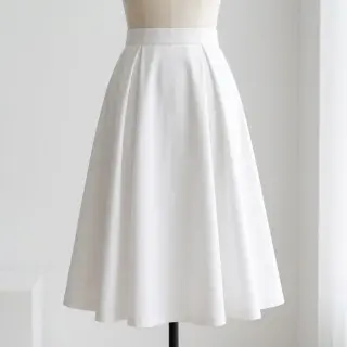 Pamutvászon TWILL Mango white