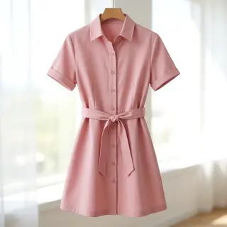 Pamutvászon TWILL Mango olive pink