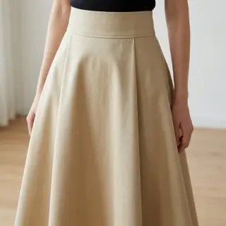 Pamutvászon TWILL Mango light sand