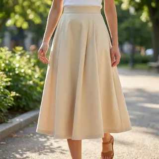 Pamutvászon TWILL Mango pebble