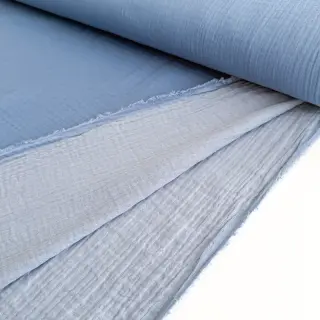 Dupla géz/muszlin DOUBLE FACE cloud blue