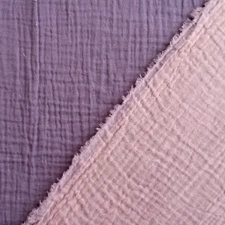 Dupla géz/muszlin DOUBLE FACE lavender