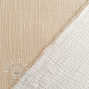 Dupla géz/muszlin DOUBLE FACE sand
