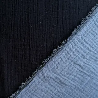 Dupla géz/muszlin DOUBLE FACE marine