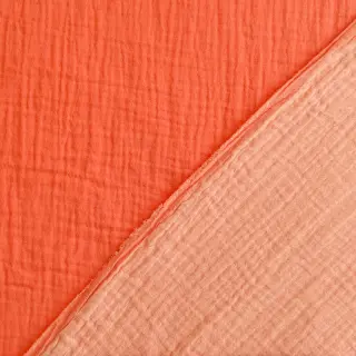 Dupla géz/muszlin DOUBLE FACE peach