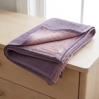 Dupla géz/muszlin DOUBLE FACE lavender