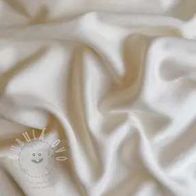 Viszkóz lenvászonnal BUBBLY off white