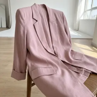 Viszkóz lenvászonnal BUBBLY lilac