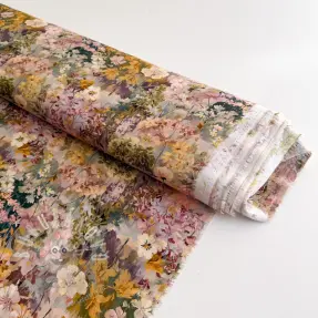 Viszkóz RAYON POPLIN Blossoms design B