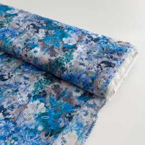 Viszkóz RAYON POPLIN Blossoms design C