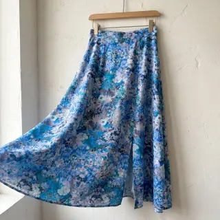 Viszkóz RAYON POPLIN Blossoms design C