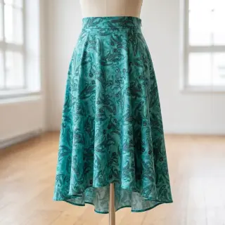 Viszkóz RAYON POPLIN Paisley design C